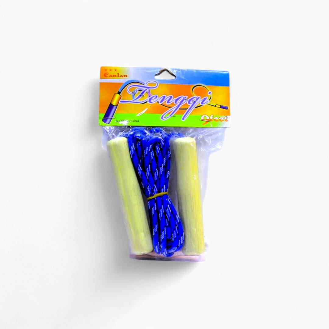 حبل النط بمقبض خشبي