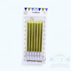 شموع ذهبية لعيد الميلاد
