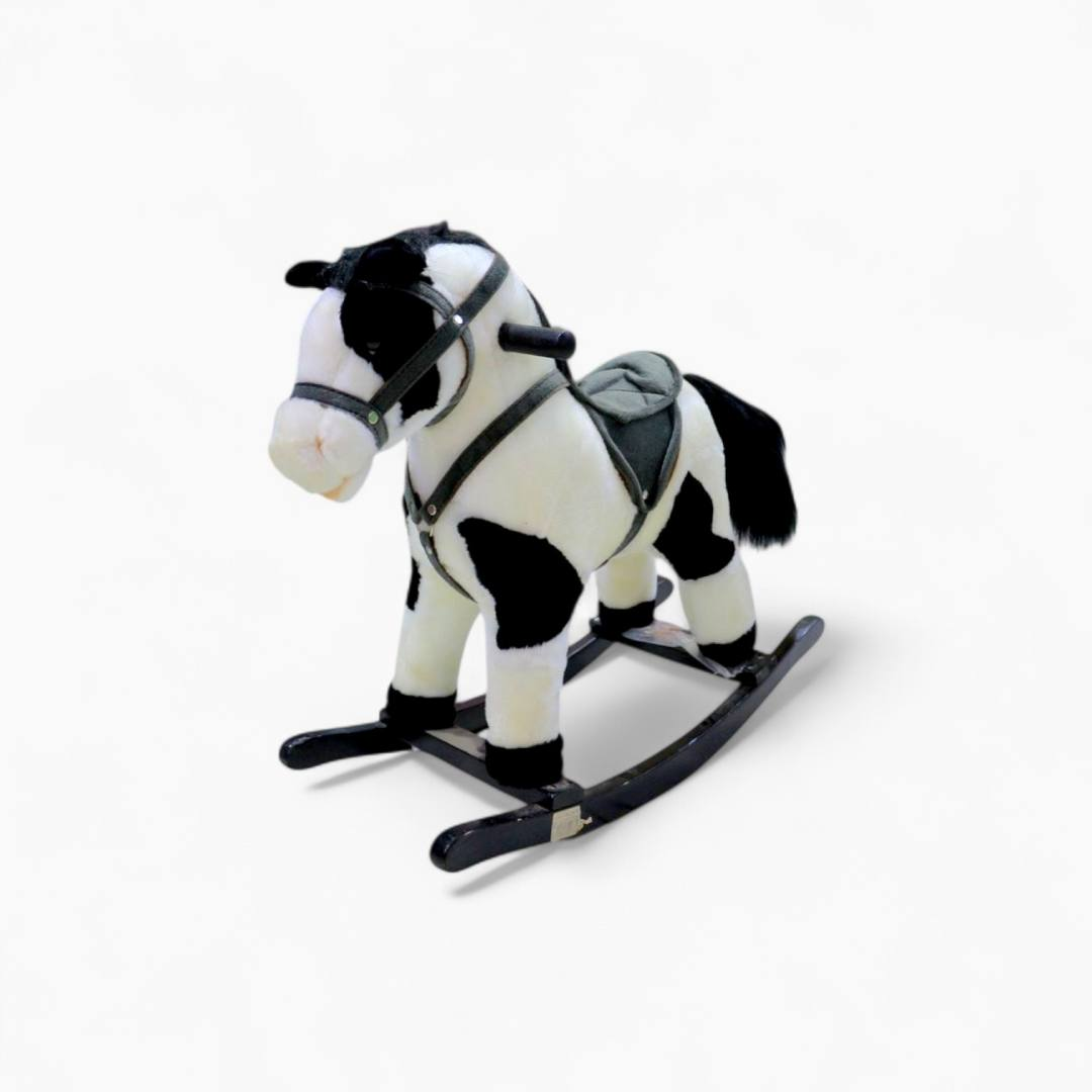 حصان هزاز اصوات بطارية خشب