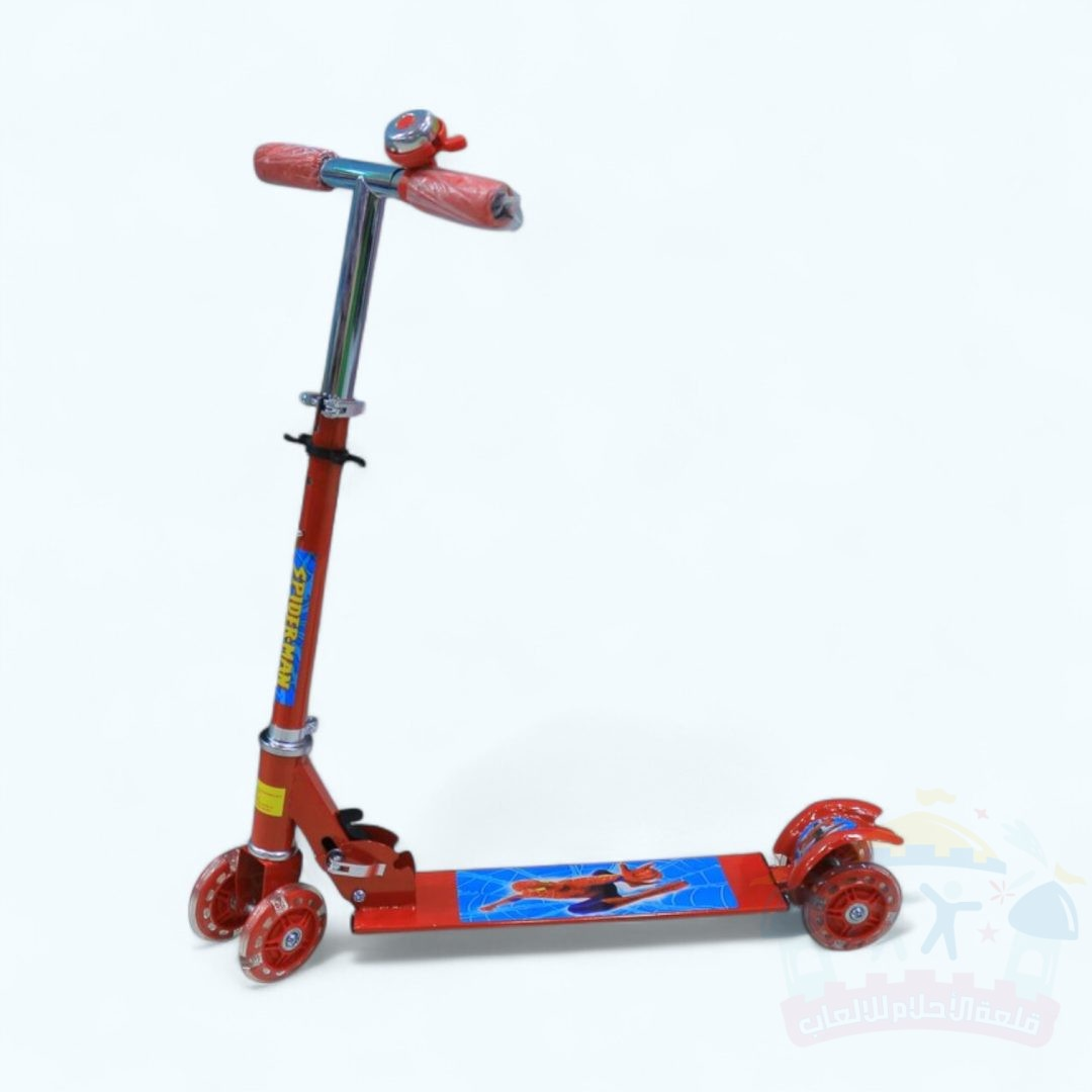 اسكوتر ألومنيوم 4 عجلات اسبرنج - الصورة 2