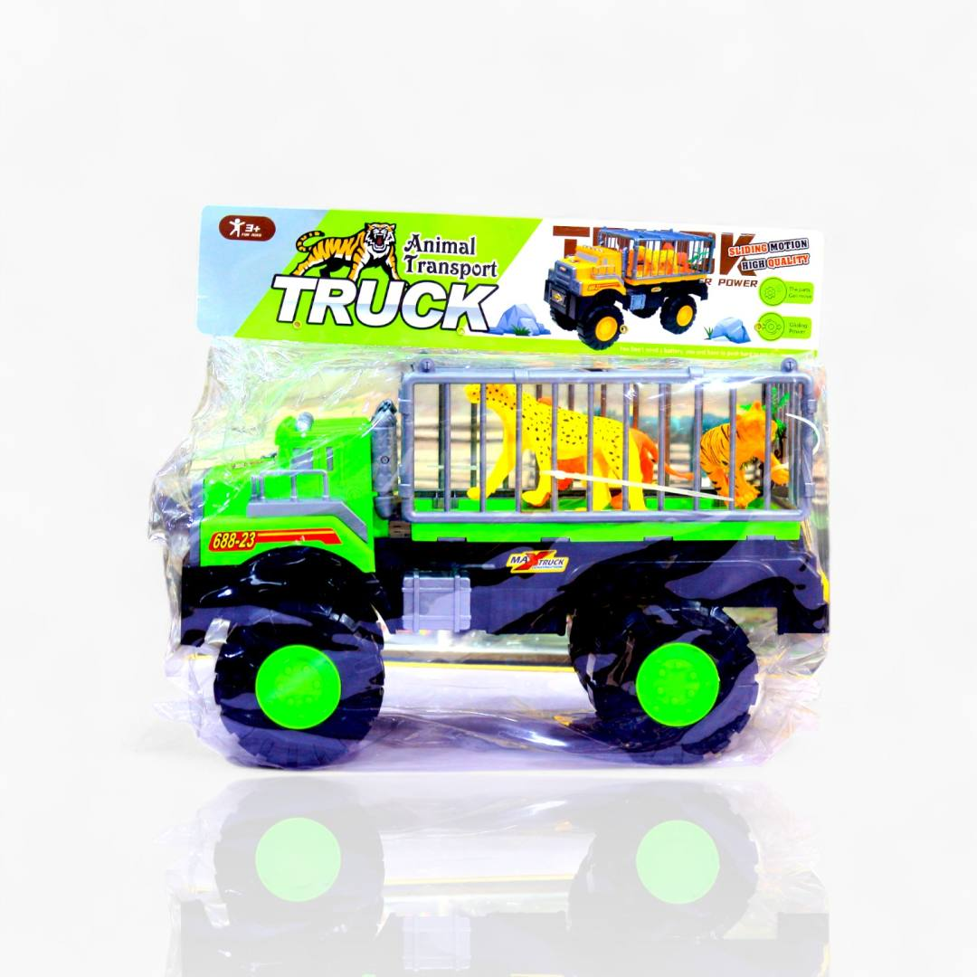 ناقلة قلاب مصغرة مع الحيوانات